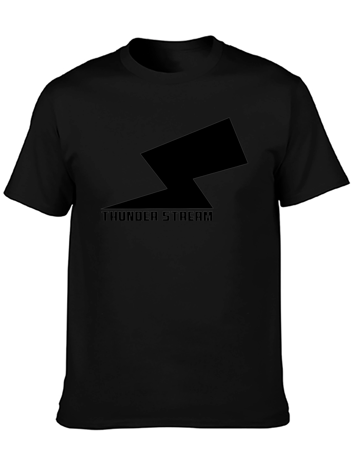 Thunder Stream Black Graphic Tee