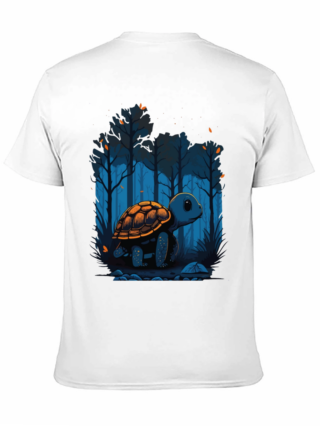 Turtle Forest Graphic Tee - Nature Lover Shirt