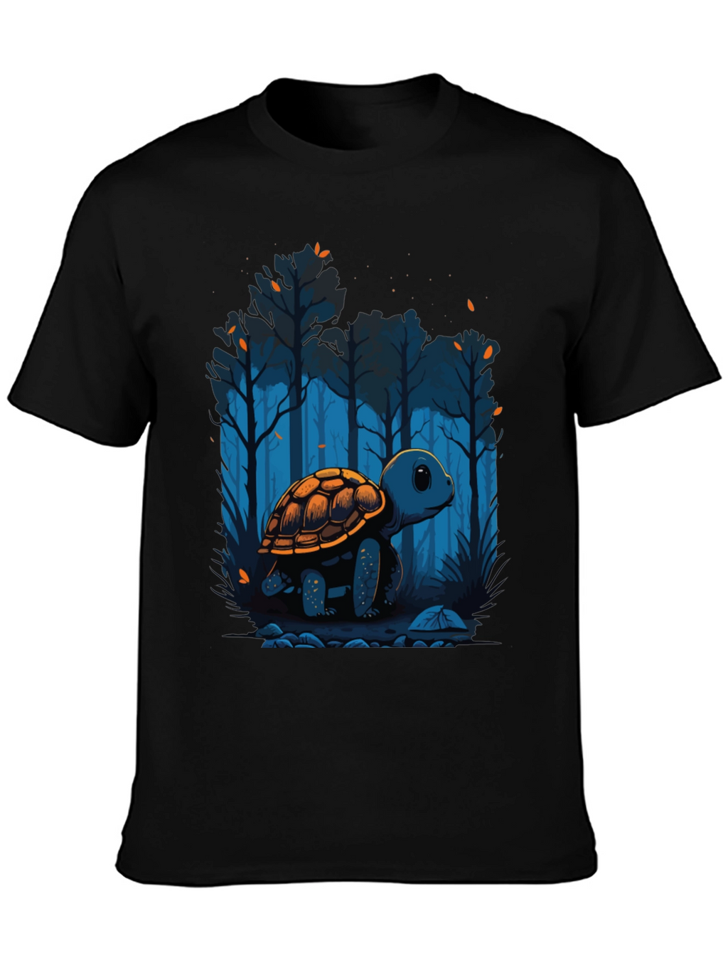 Turtle Forest Graphic Tee - Nature Lover Shirt