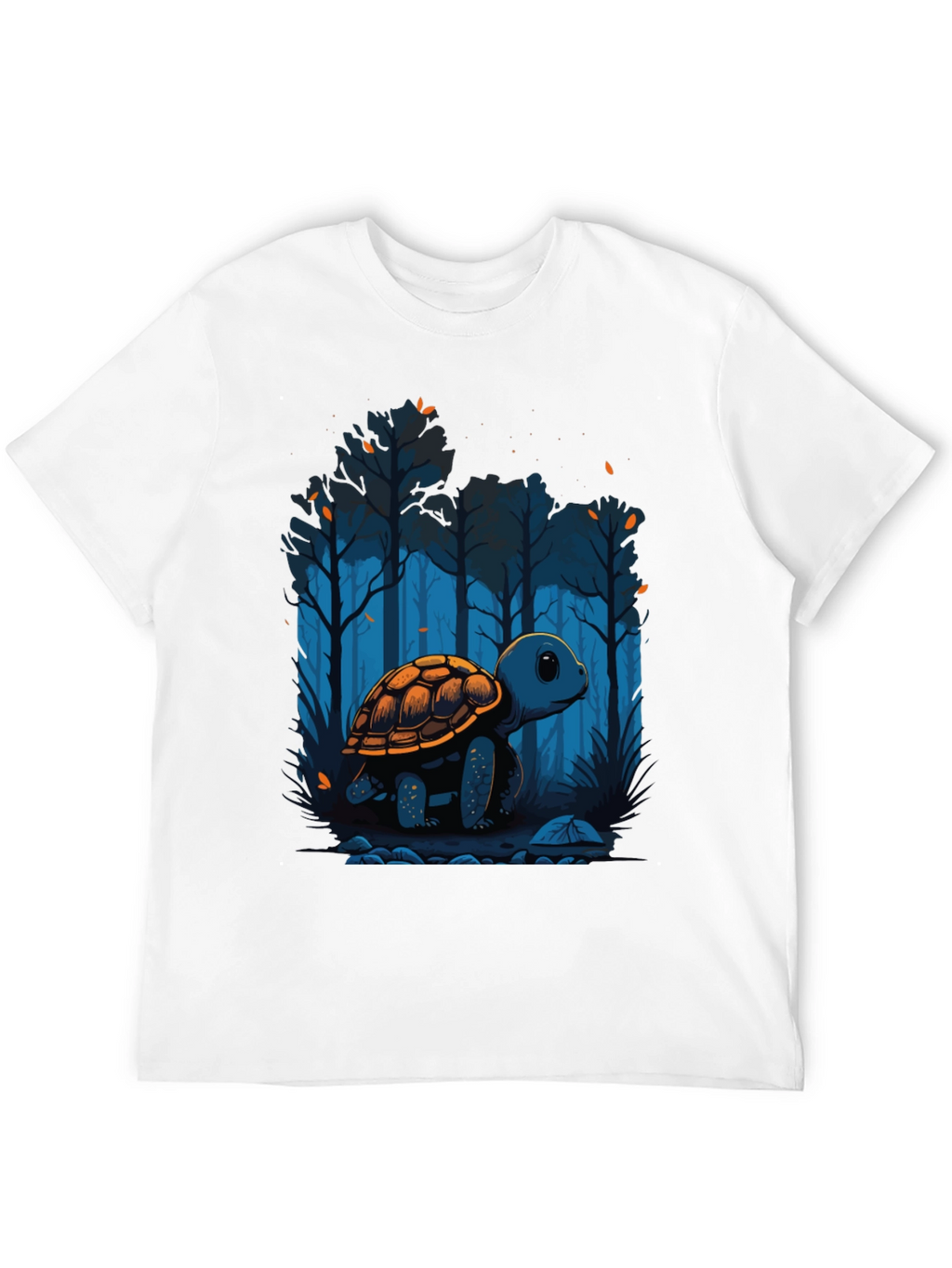 Turtle Forest Graphic Tee - Nature Lover Shirt