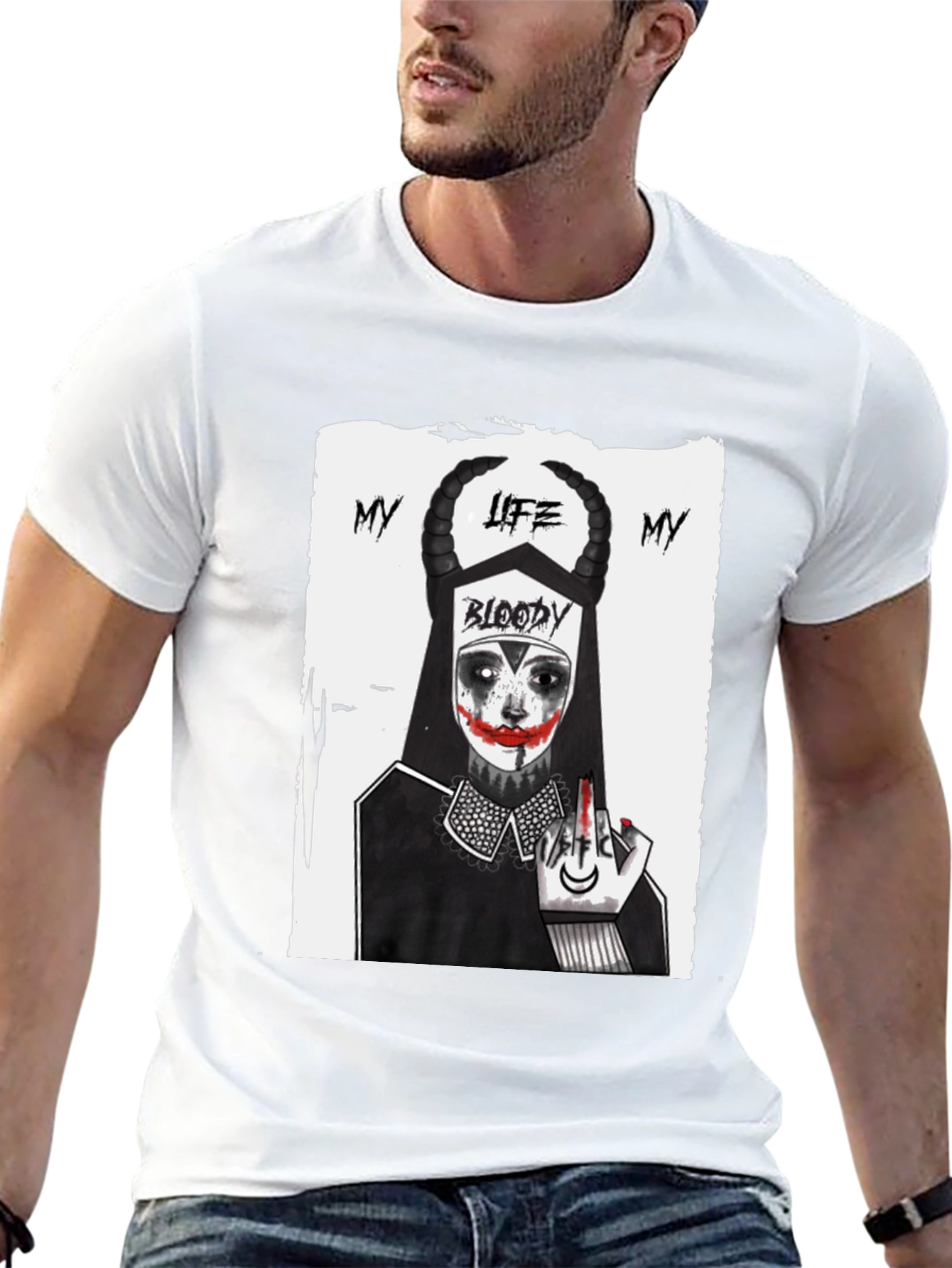Bloody Life Graphic Tee