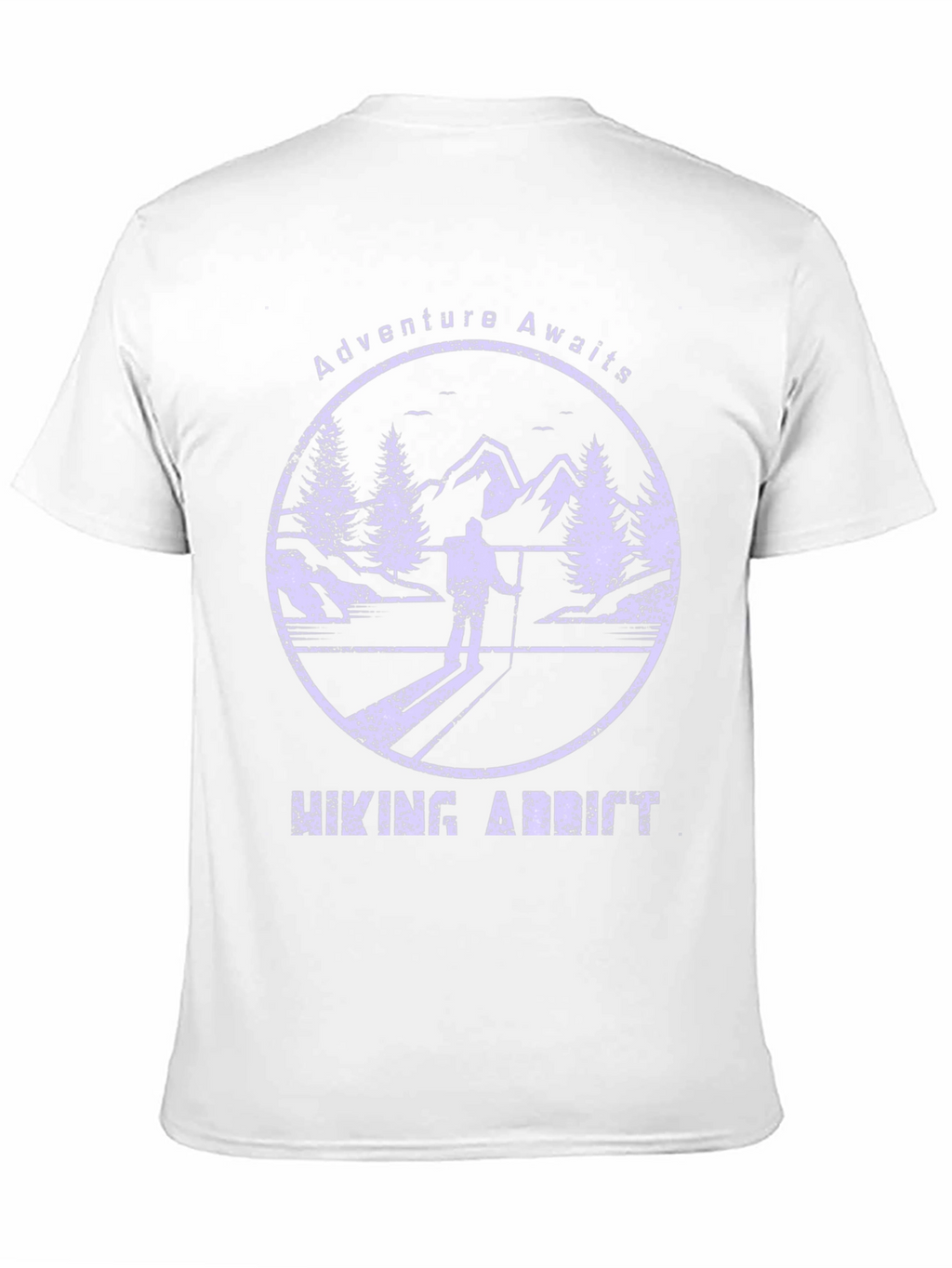 Adventure Awaits Hiking Addict Graphic T-Shirt