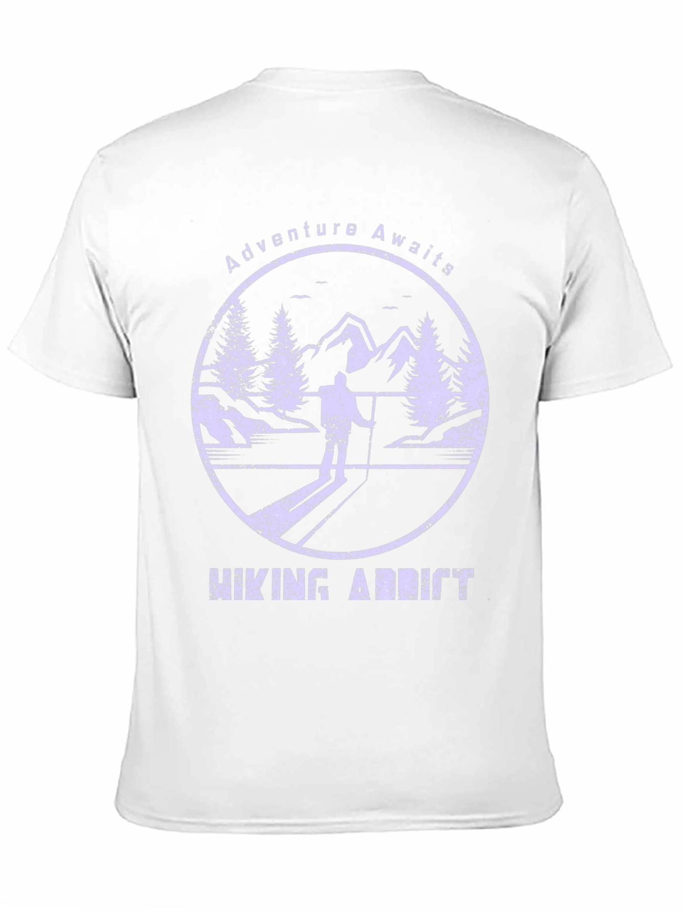 Adventure Awaits Hiking Addict Graphic T-Shirt