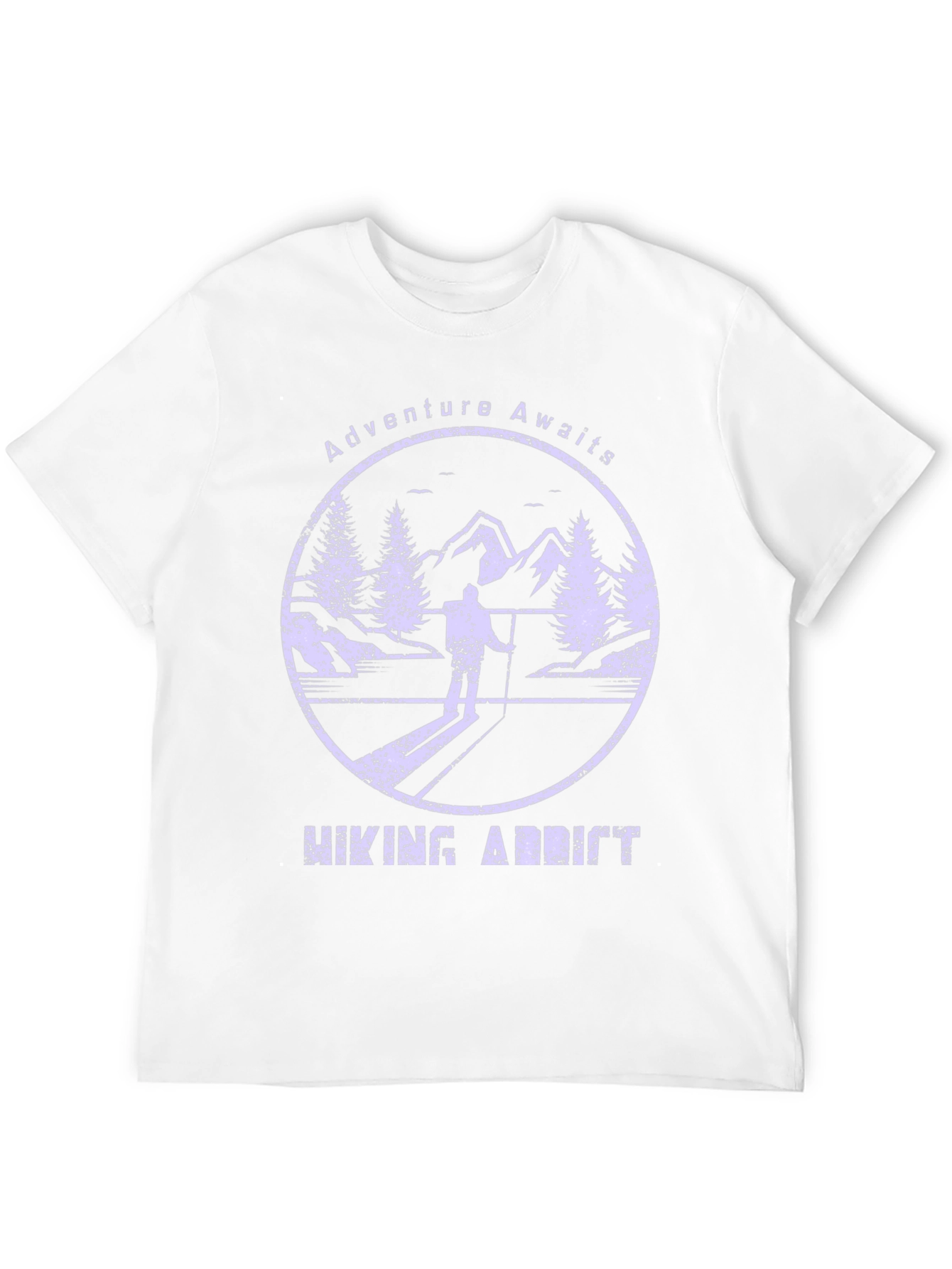 Adventure Awaits Hiking Addict Graphic T-Shirt