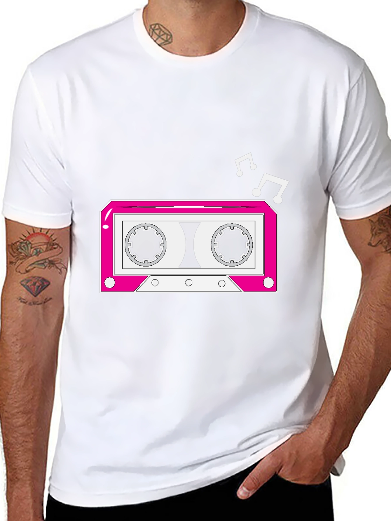 Retro Cassette Tape Graphic Tee - Music Lovers Shirt