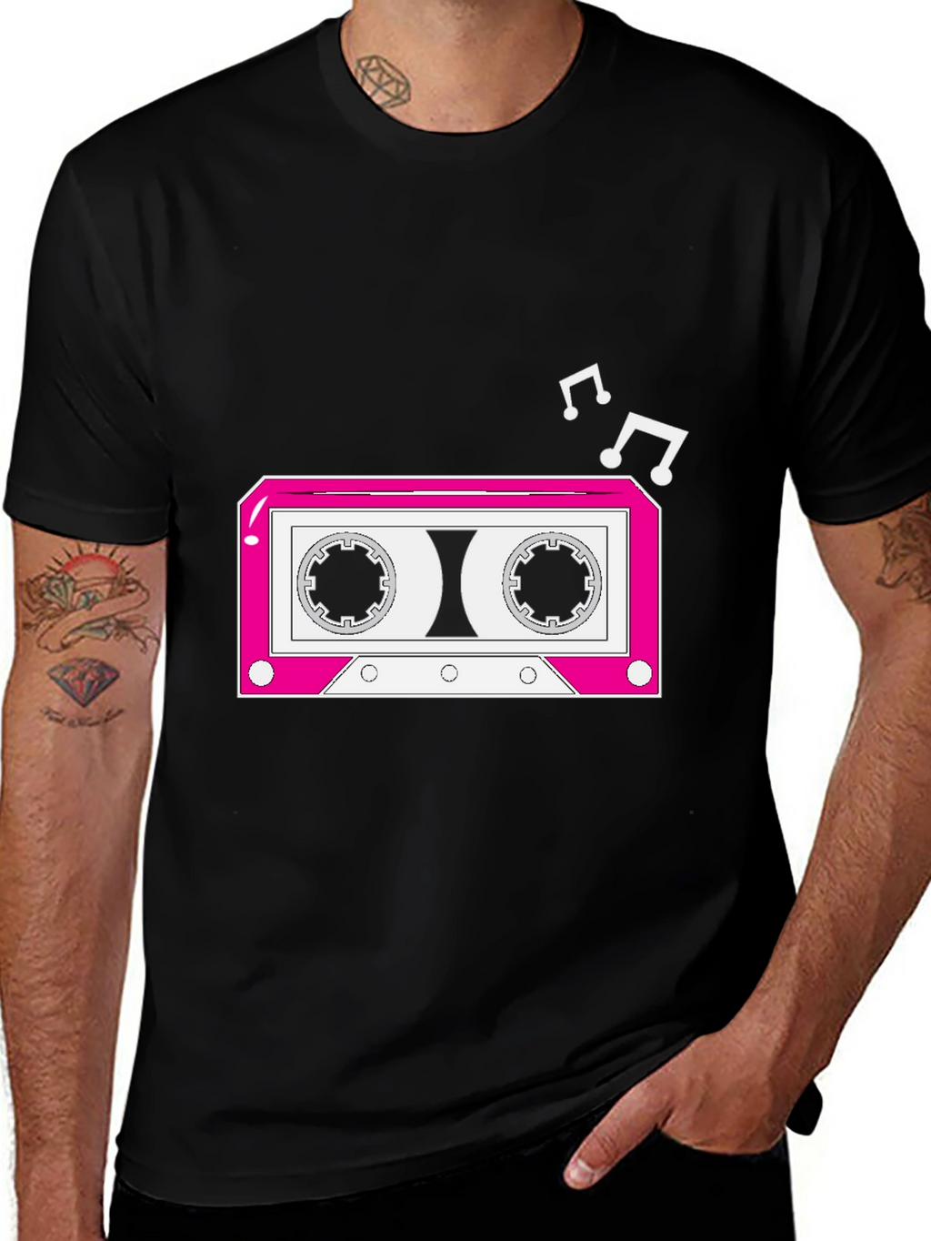 Retro Cassette Tape Graphic Tee - Music Lovers Shirt