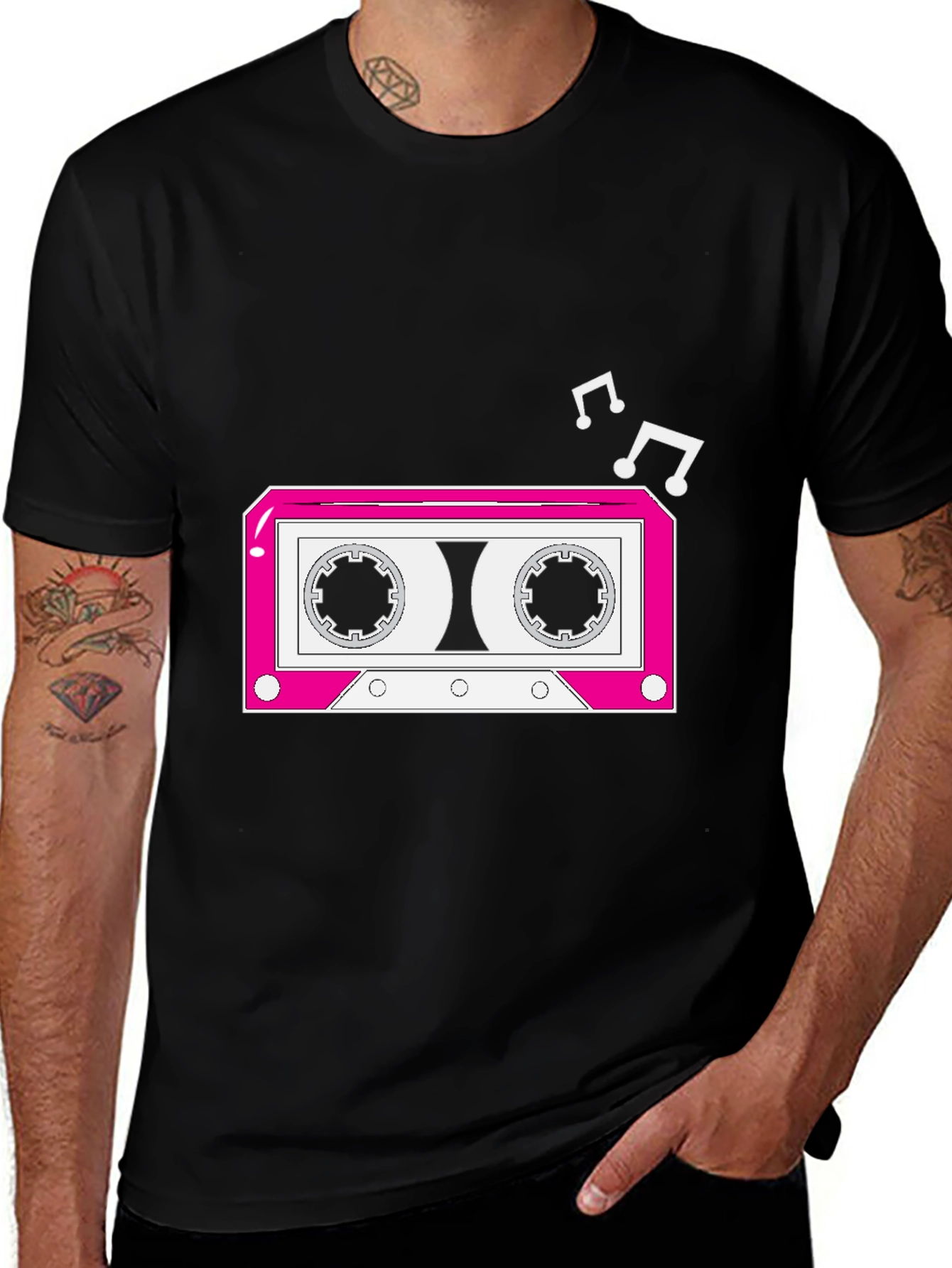 Retro Cassette Tape Graphic Tee - Music Lovers Shirt