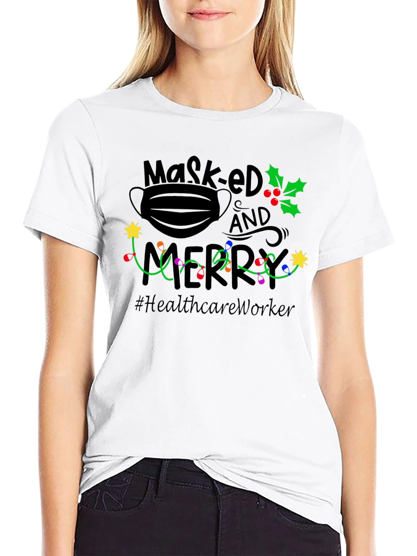 Masked and Merry T-Shirt