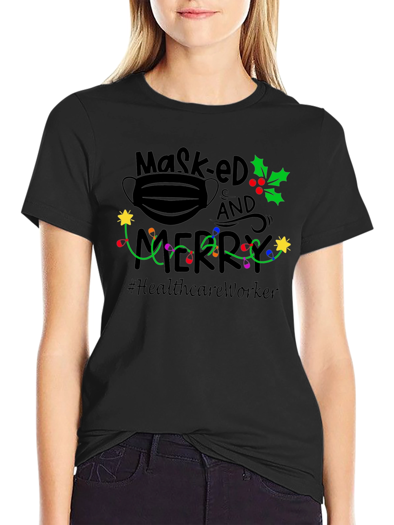 Masked and Merry T-Shirt