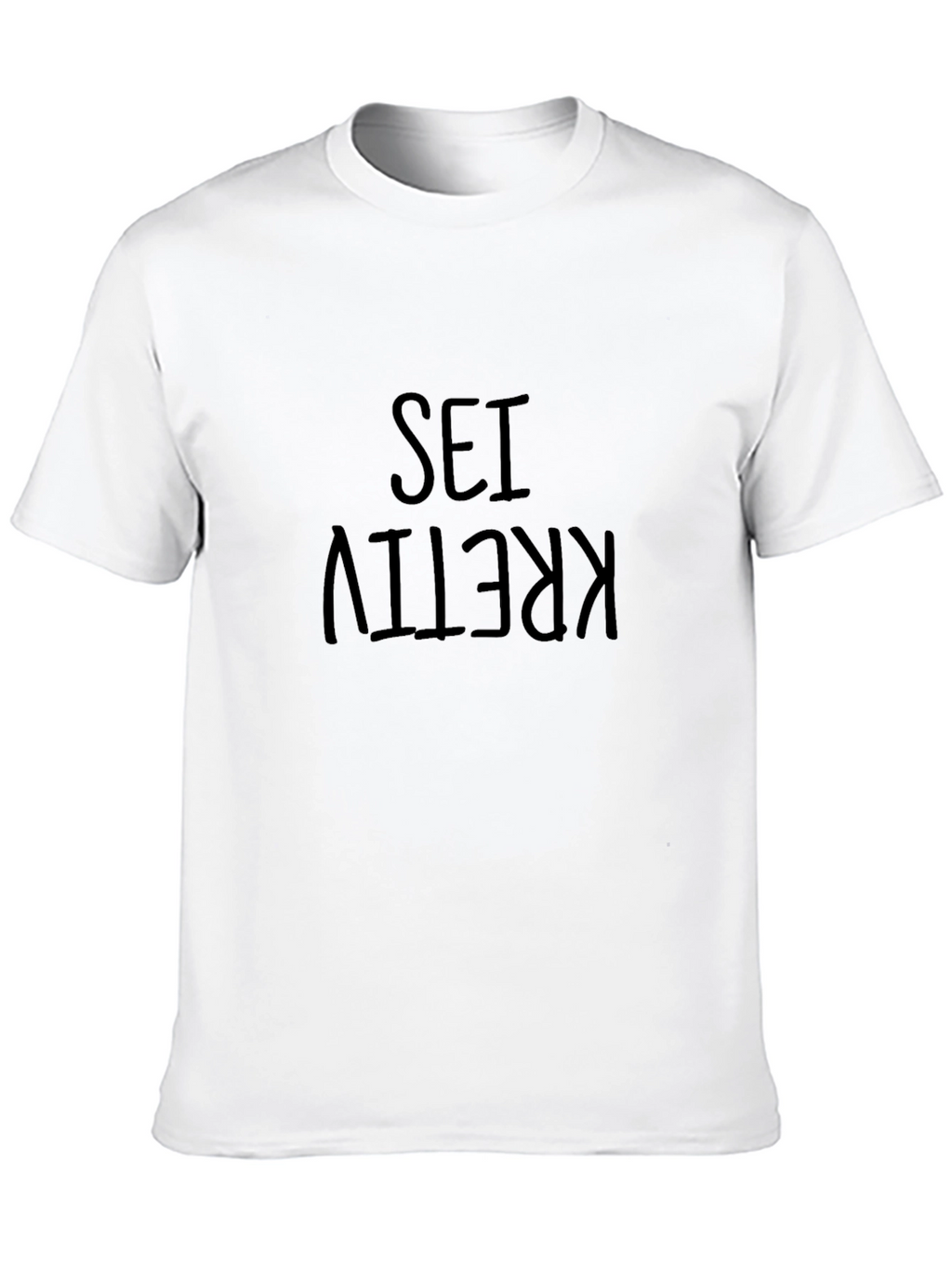 Be Creative Graphic Tee - Black Unisex T-Shirt