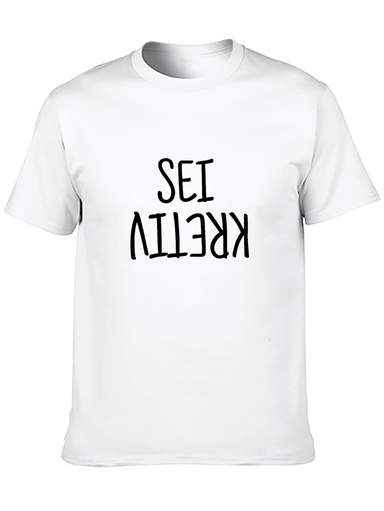 Be Creative Graphic Tee - Black Unisex T-Shirt