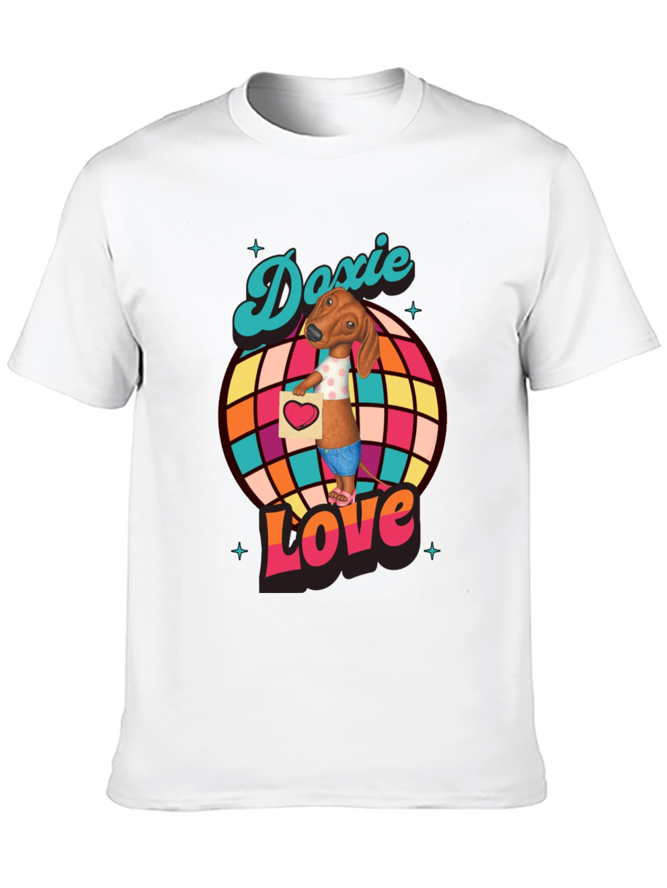 Doxie Love T-Shirt - Dachshund Graphic Tee