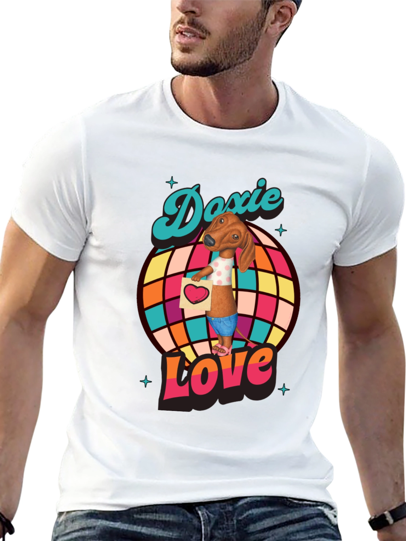 Doxie Love T-Shirt - Dachshund Graphic Tee