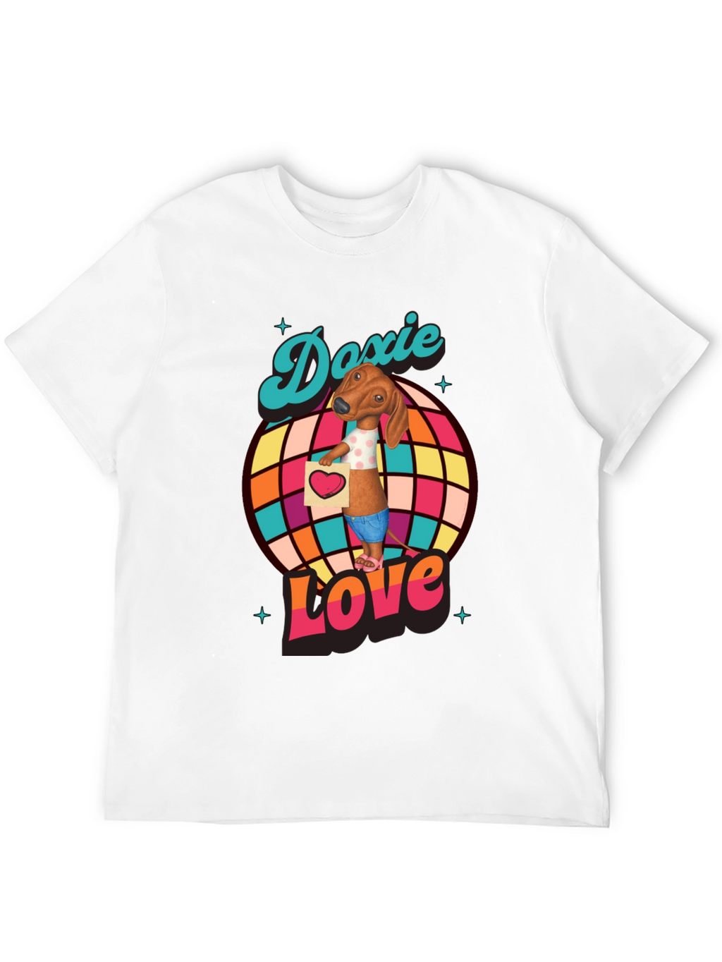 Doxie Love T-Shirt - Dachshund Graphic Tee