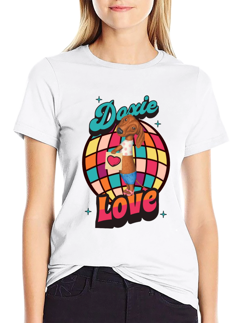 Doxie Love T-Shirt - Dachshund Graphic Tee