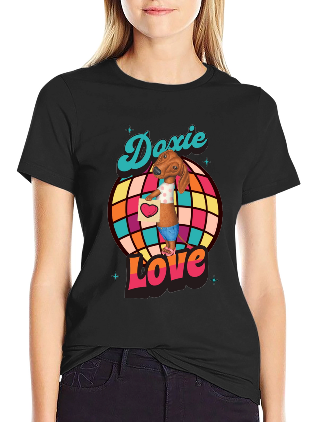 Doxie Love T-Shirt - Dachshund Graphic Tee