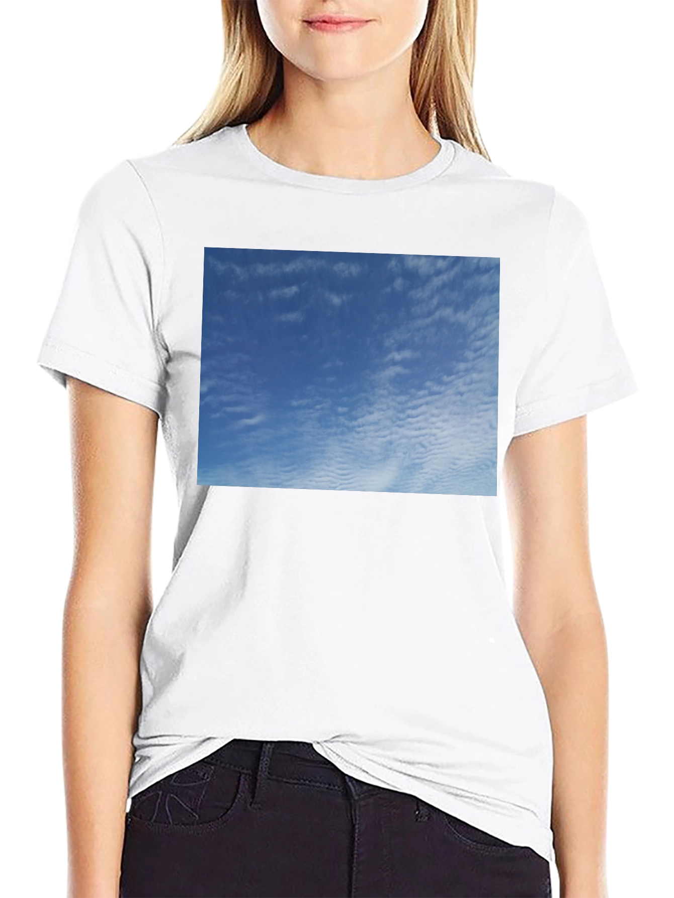 Blue Sky Graphic Tee - Soft Cotton Comfort