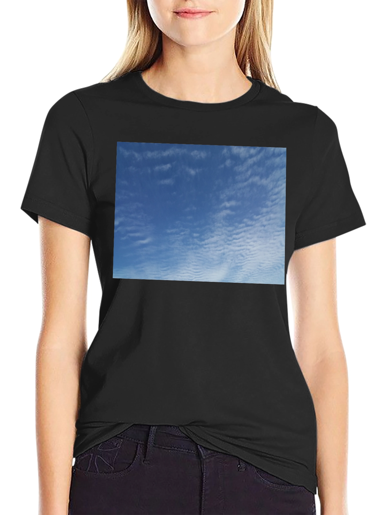 Blue Sky Graphic Tee - Soft Cotton Comfort
