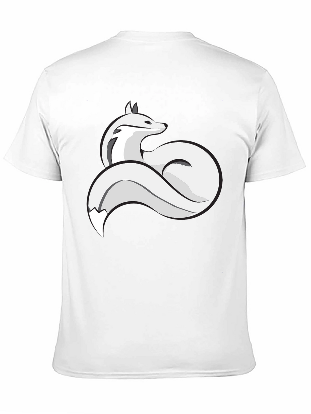Fox Graphic T-Shirt - Stylish Crew Neck Tee
