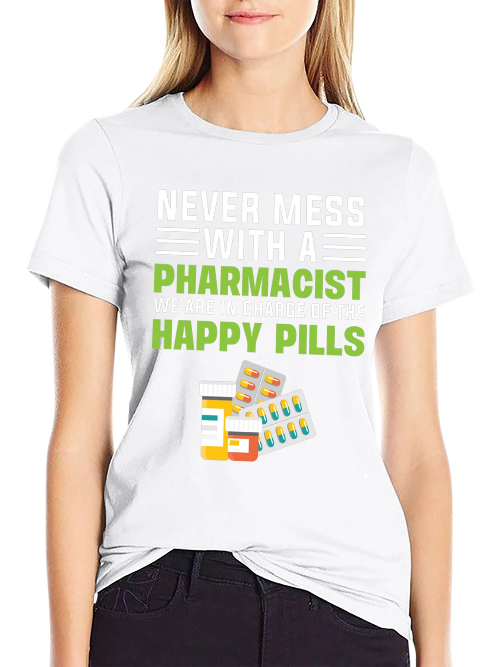 Pharmacist Happy Pills T-Shirt - Funny Pharmacy Tee