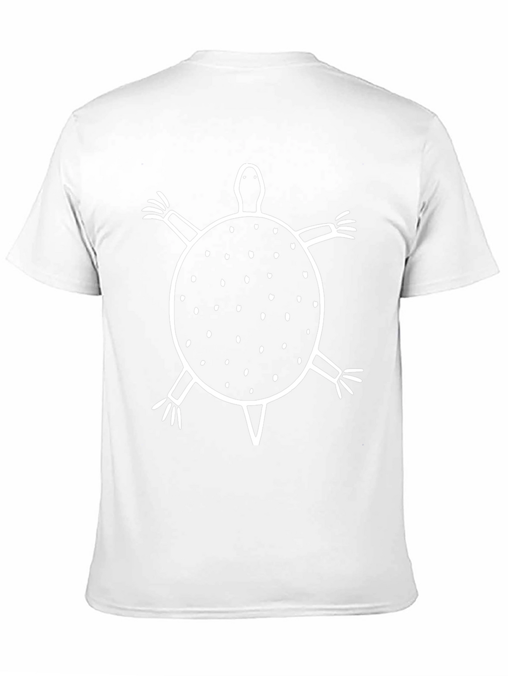Turtle Graphic Print Tee - Mens Black T-Shirt
