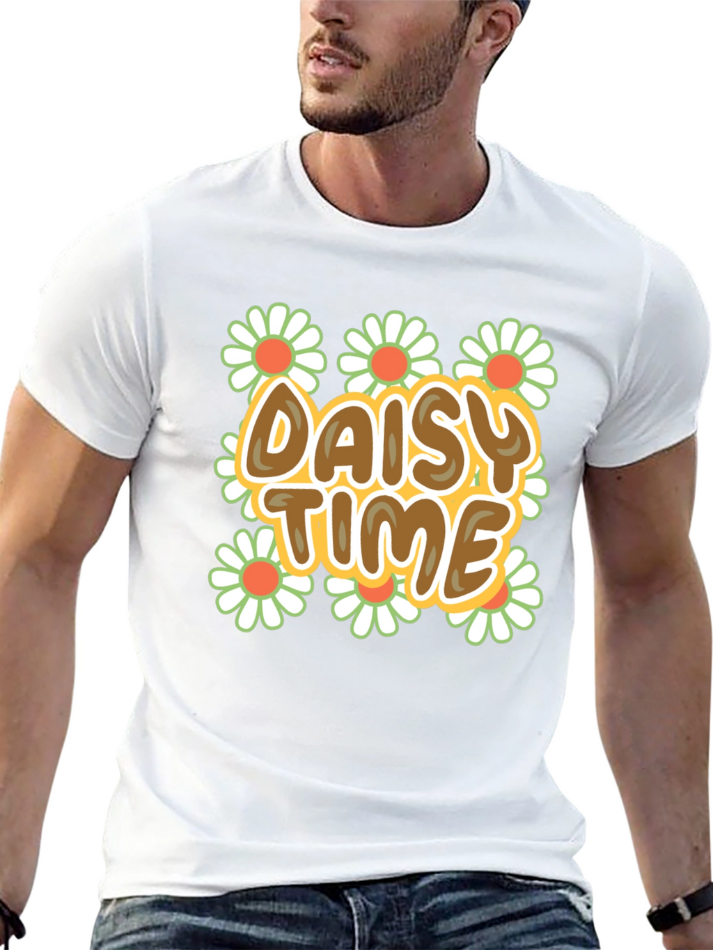 Daisy Time Graphic Print Tee