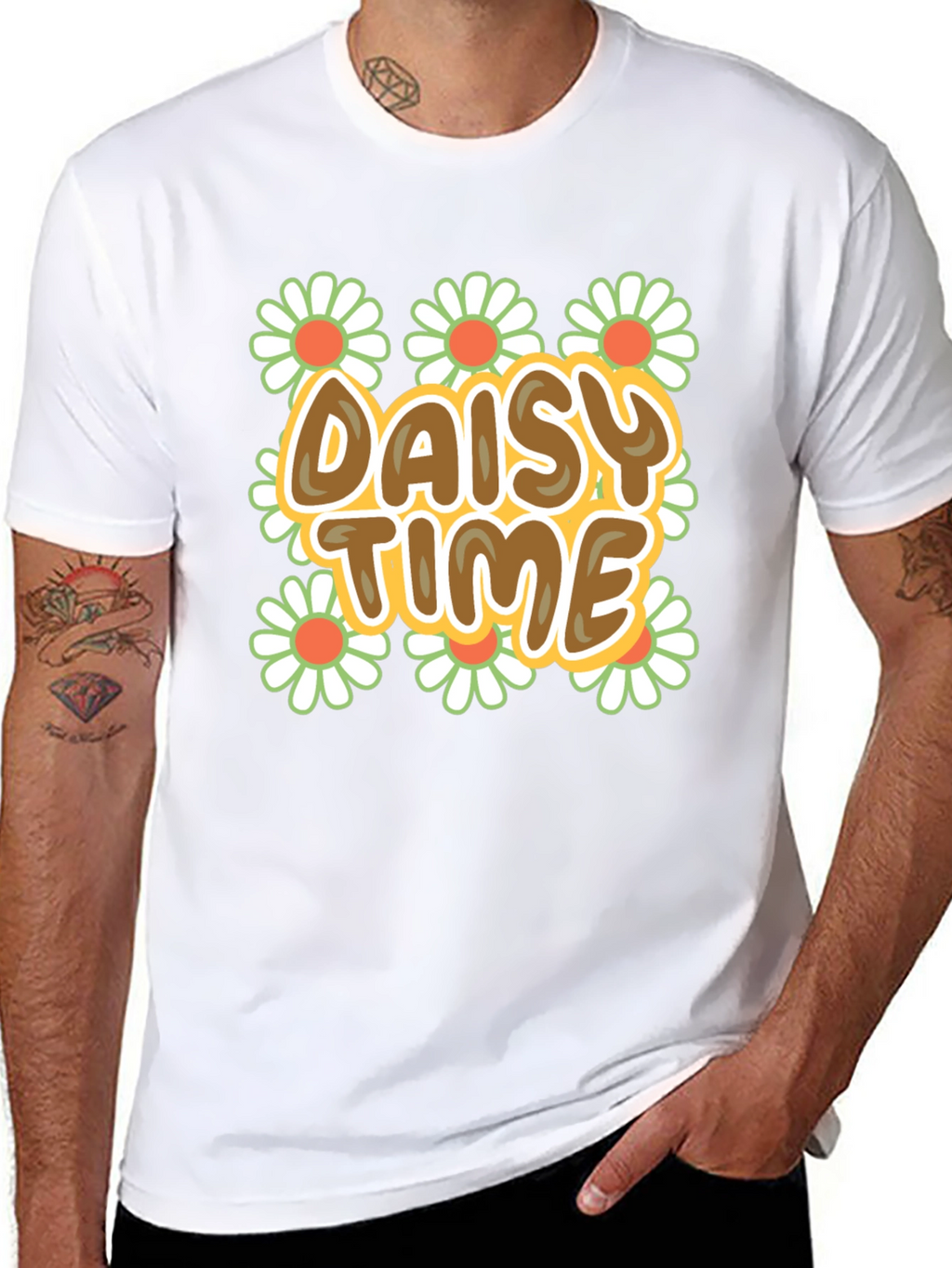 Daisy Time Graphic Print Tee