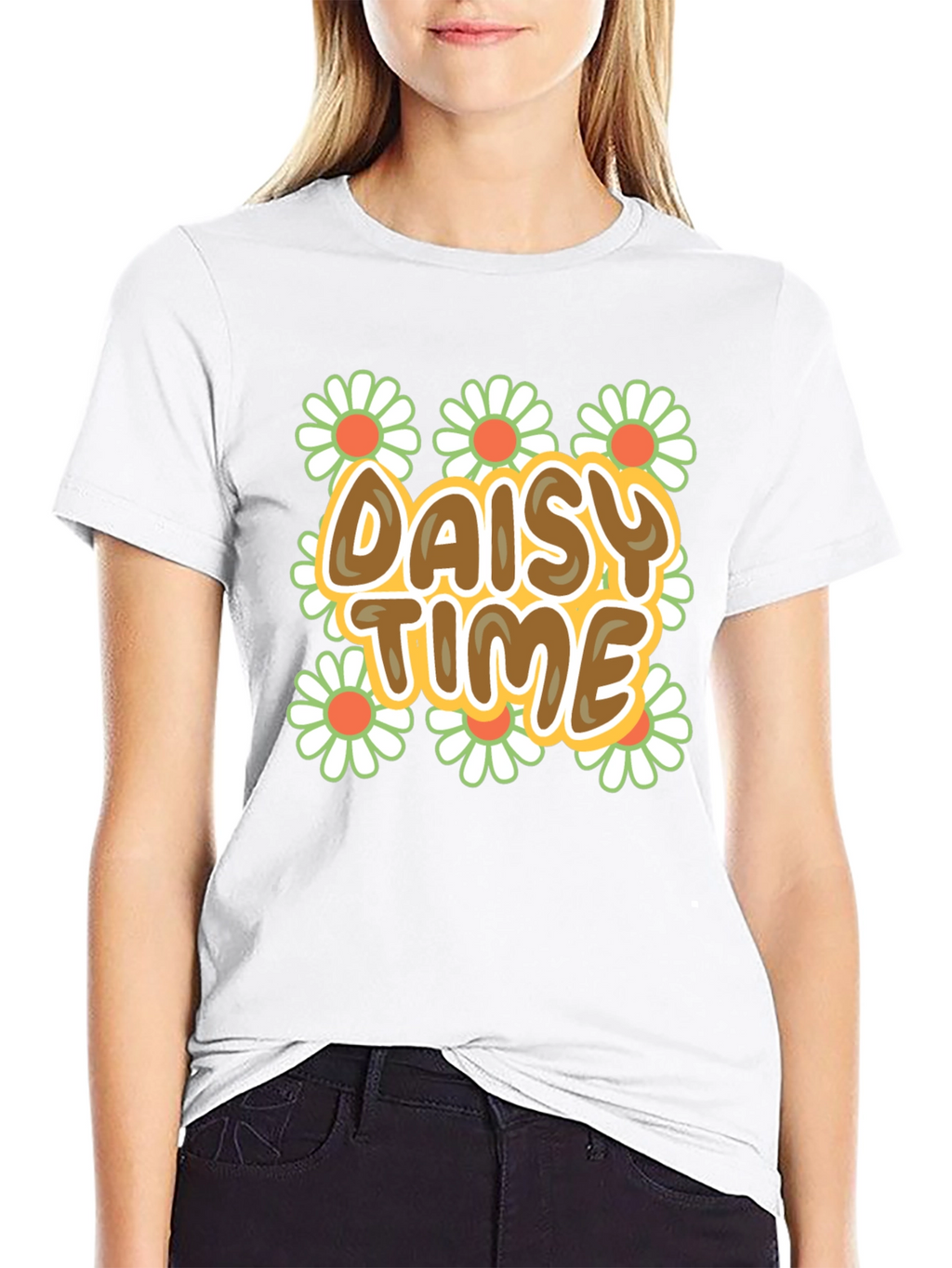 Daisy Time Graphic Print Tee