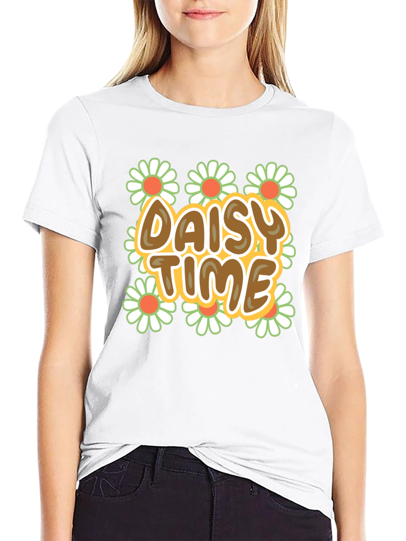 Daisy Time Graphic Print Tee