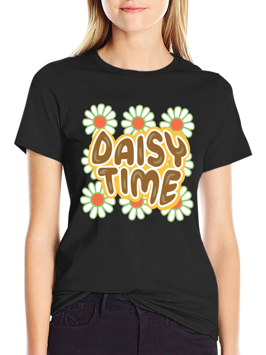 Daisy Time Graphic Print Tee