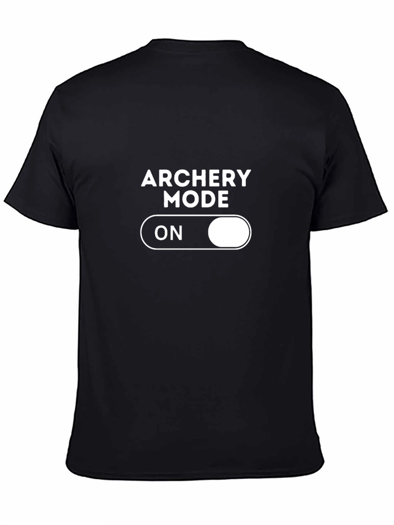 Archery Mode ON T-Shirt - Black Graphic Tee