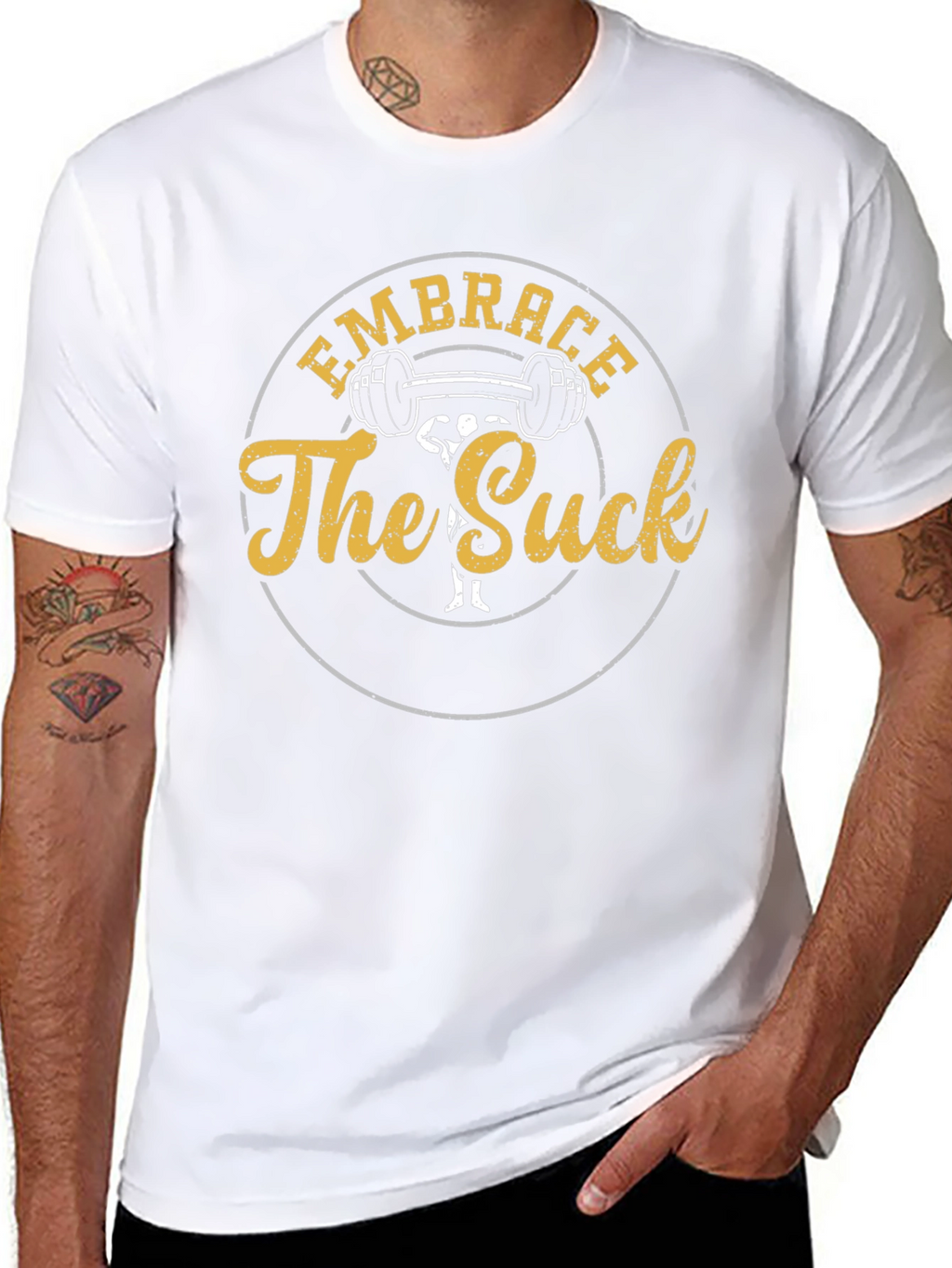 Embrace the Suck Gym T-Shirt - Black