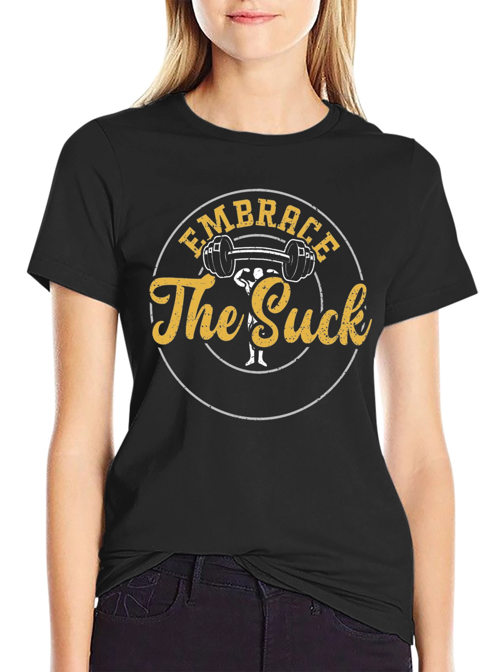 Embrace the Suck Gym T-Shirt - Black