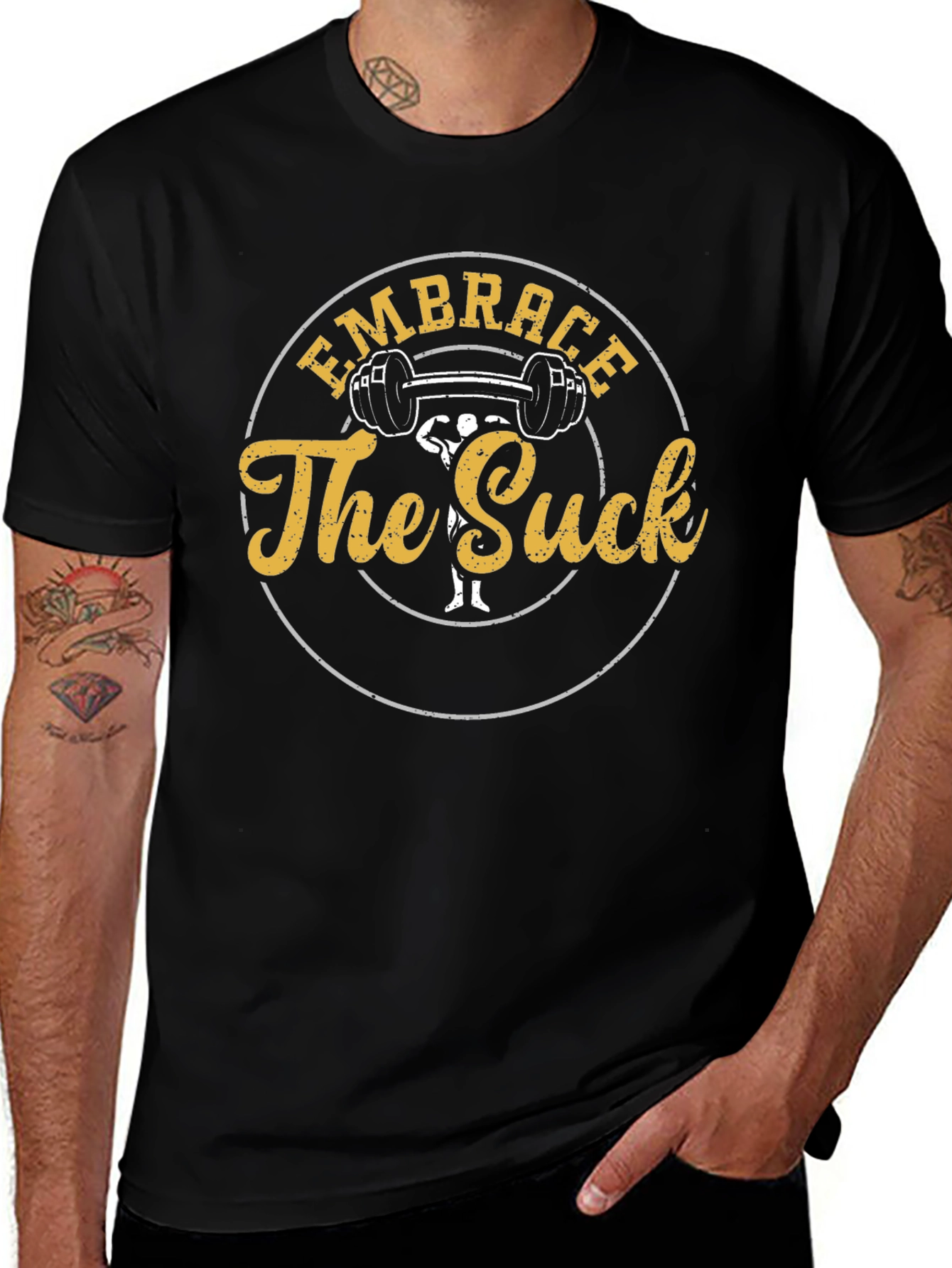 Embrace the Suck Gym T-Shirt - Black