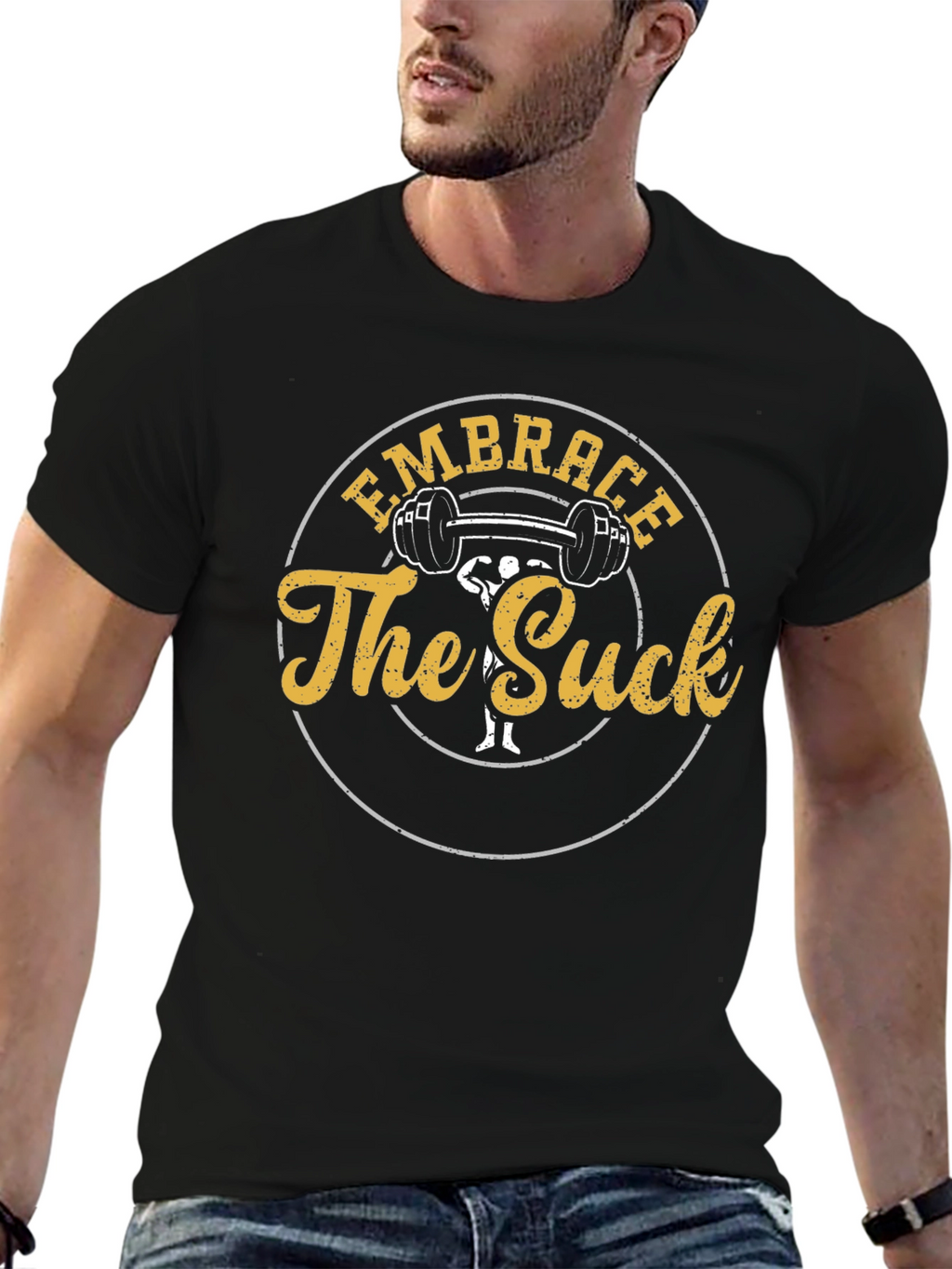 Embrace the Suck Gym T-Shirt - Black