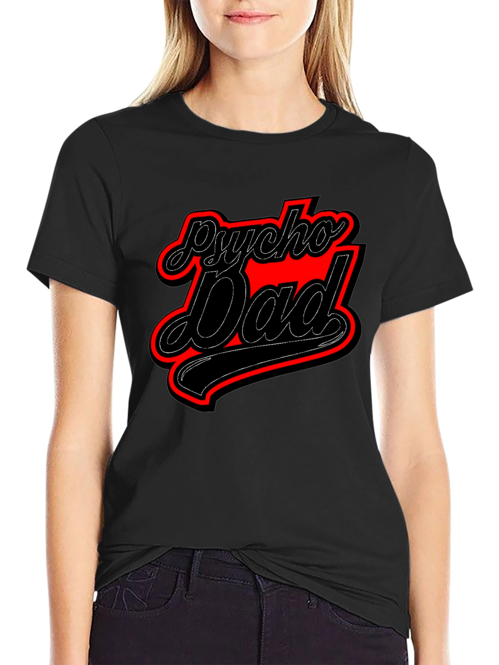 Psycho Dad Graphic Tee - Funny Mens T-Shirt
