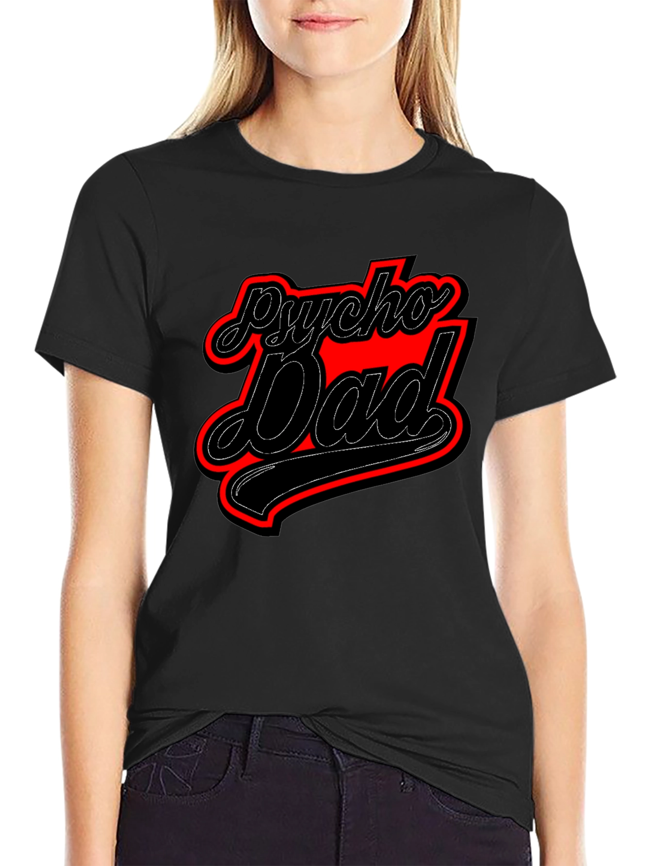 Psycho Dad Graphic Tee - Funny Mens T-Shirt