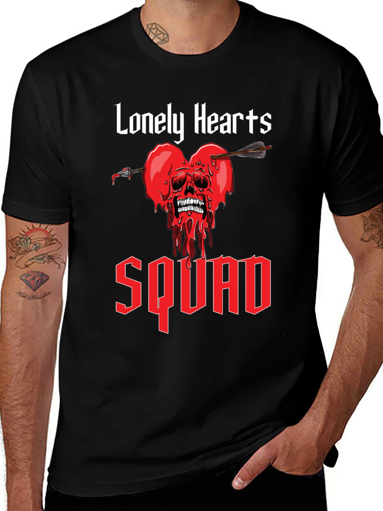 Lonely Hearts Squad Graphic T-Shirt