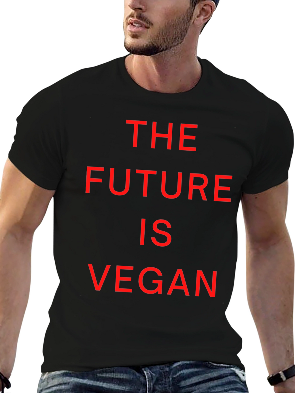 The Future is Vegan Tee - Black