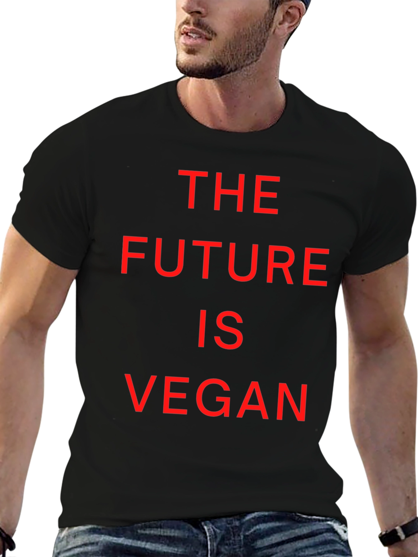 The Future is Vegan Tee - Black