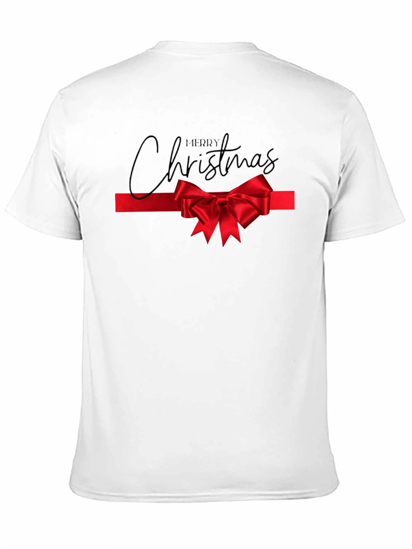 Merry Christmas Bow Tie Tee