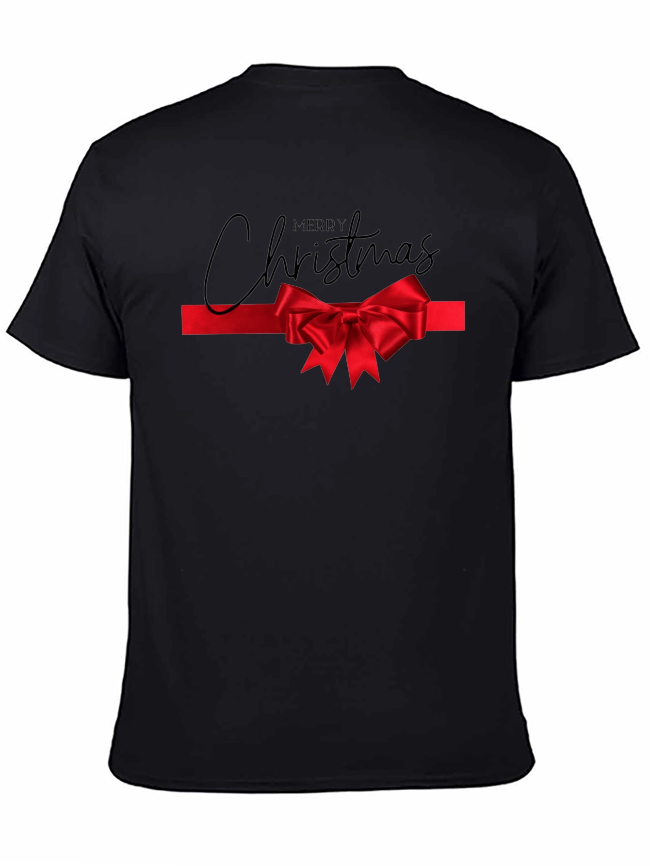 Merry Christmas Bow Tie Tee
