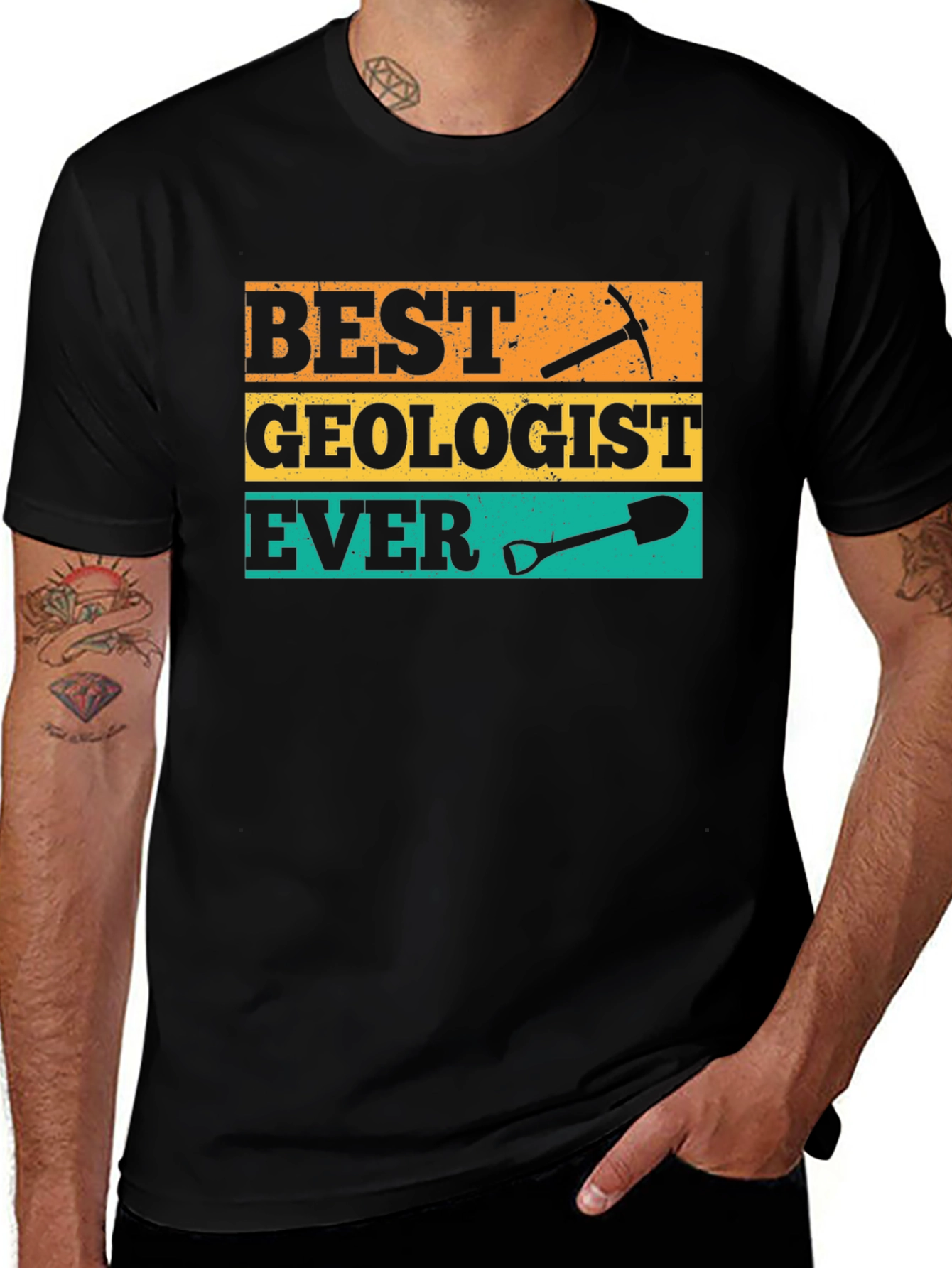 Best Geologist Ever T-Shirt Funny Geology Rock Mineral Collector Tee