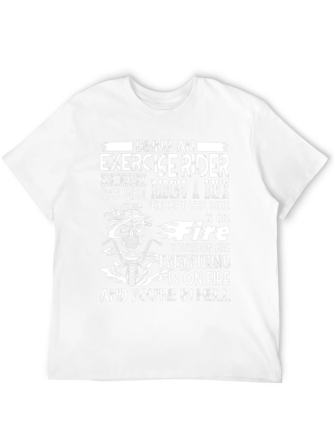Exercise Rider T-Shirt - Hell on Fire
