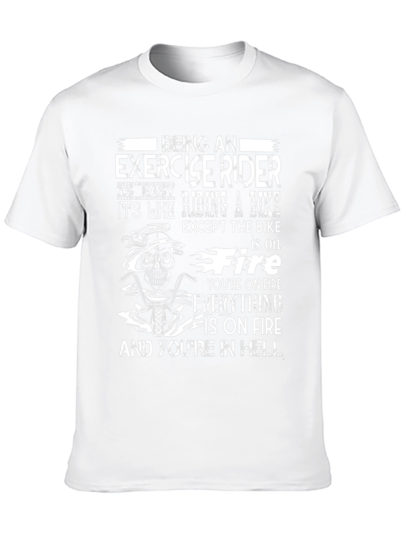 Exercise Rider T-Shirt - Hell on Fire