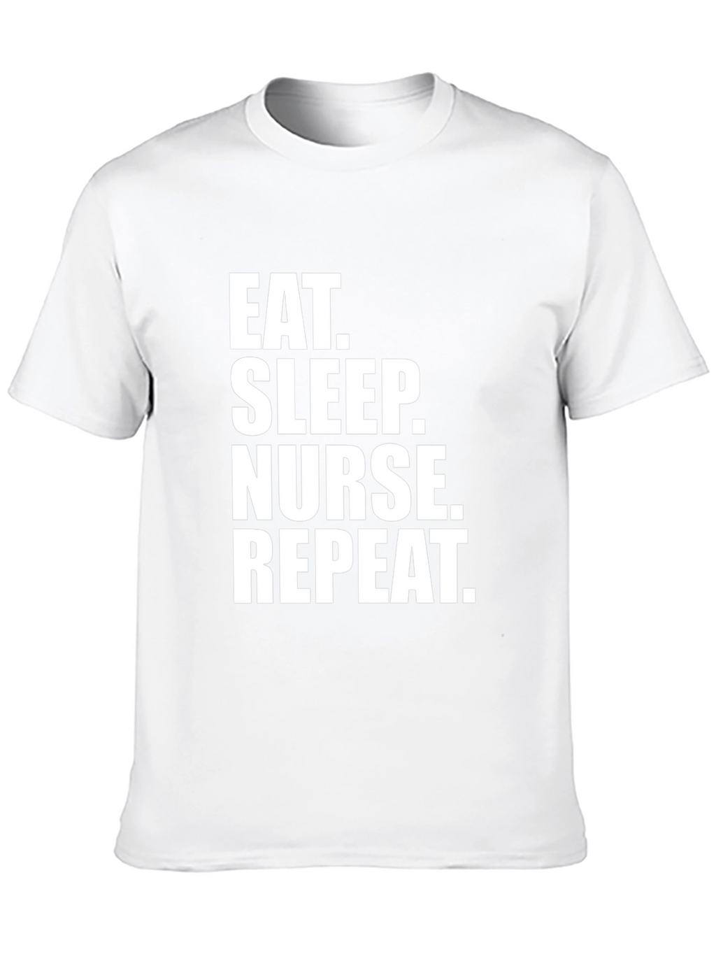 Eat Sleep Nurse Repeat Black T-Shirt