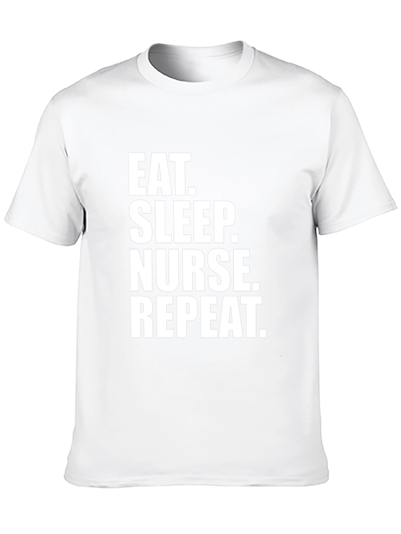 Eat Sleep Nurse Repeat Black T-Shirt