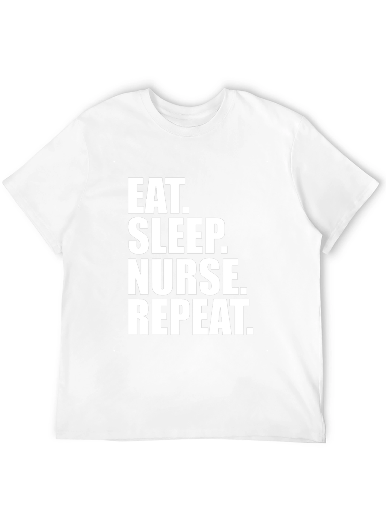 Eat Sleep Nurse Repeat Black T-Shirt