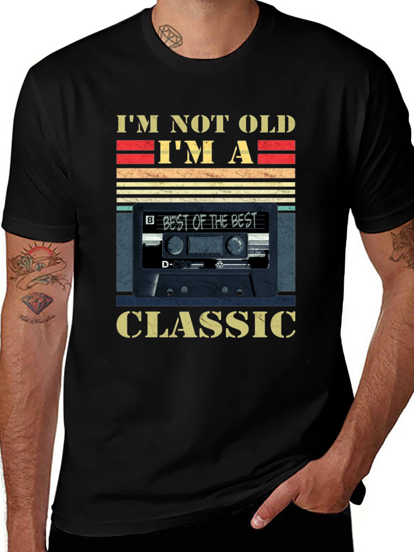 Im Not Old Im A Classic Cassette Tape T-Shirt