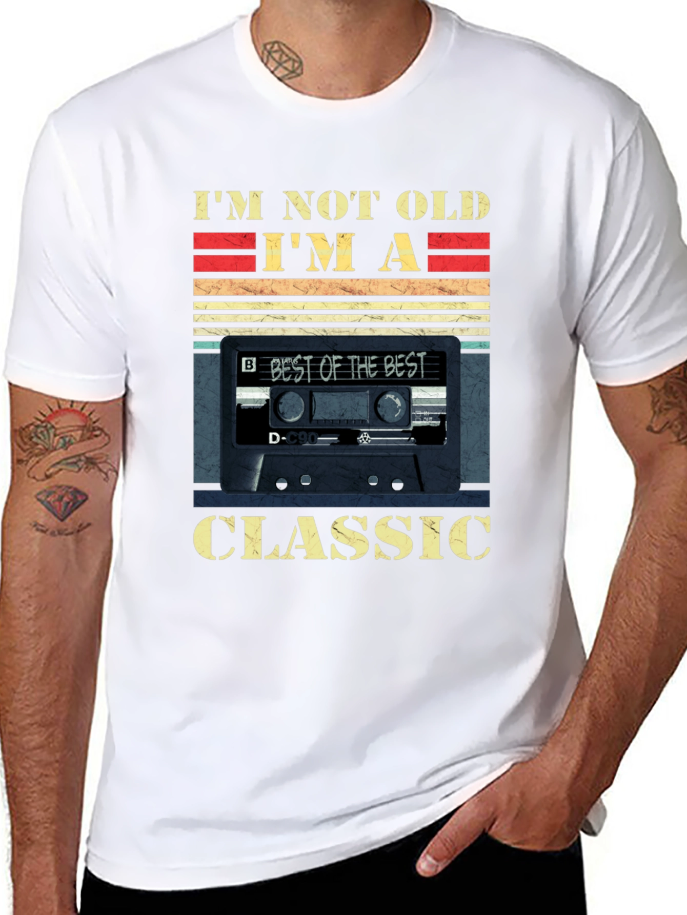 Im Not Old Im A Classic Cassette Tape T-Shirt